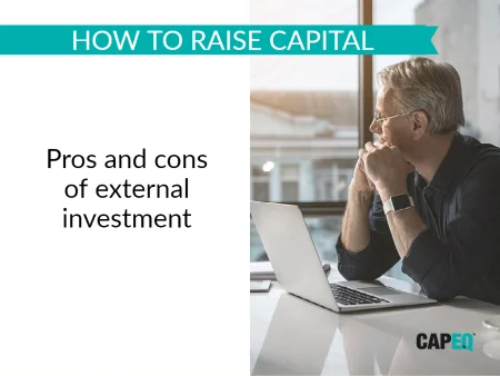 Pros and cons of raising capital - Business growth strategies