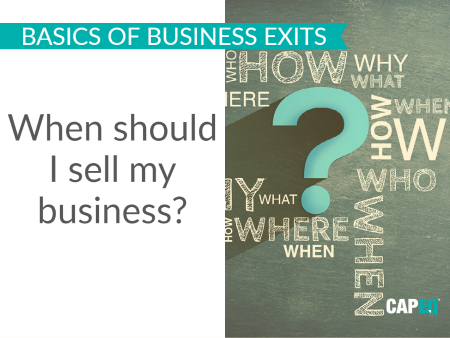 When should I sell my business?