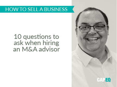 How to choose an M&A advisor