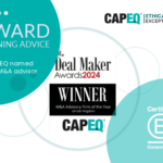 CapEQ | Best UK advisor award | award winning acquisition advice